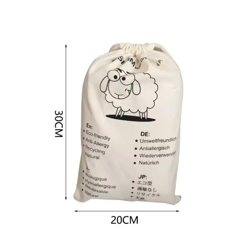 Wełniane kulki do suszarki